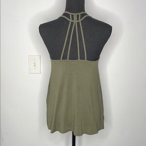 EXPRESS Olive Green Women's Halter Top
